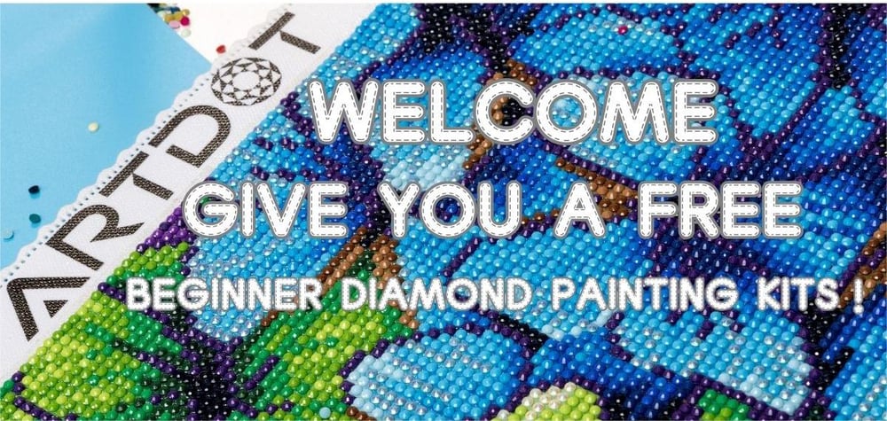 Get a Free Diamond Painting Kit by subscribing ARTDOT email list