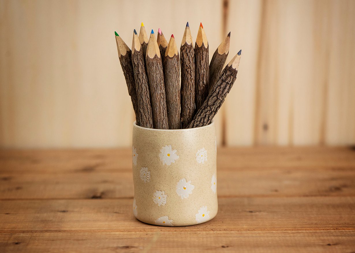 Nature Inspired Twig Pencil Holder Craft - Ziggity Zoom Family