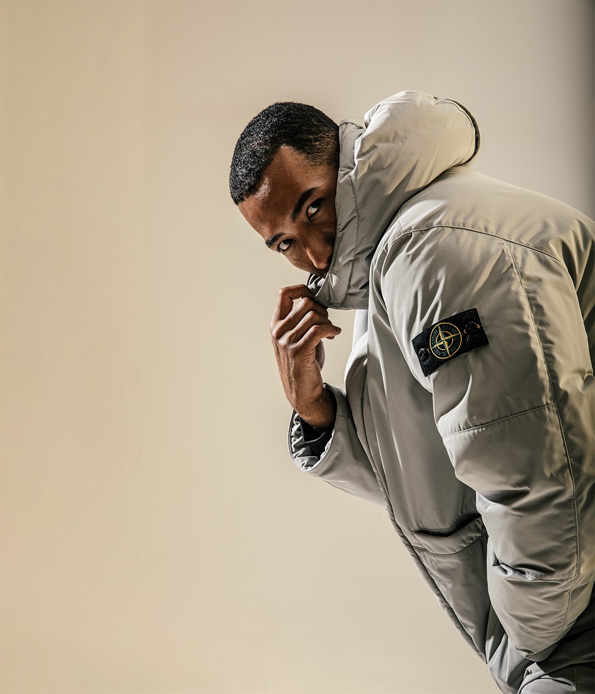 BRIEFING M3D LOGO PARKA ベージュ M Hooded Padded Parka Jacket | Superdry & Co | M&S