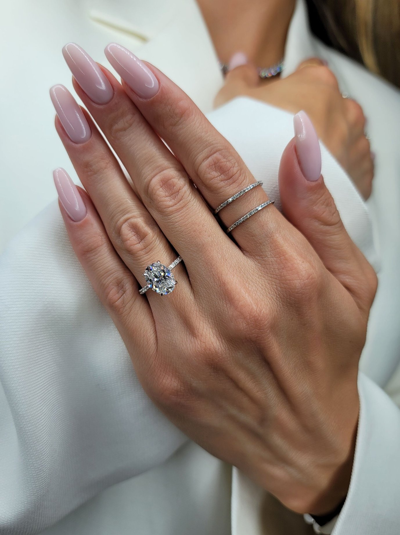 3 Carat Round Brilliant Cut Diamond Engagement Ring – Benz & Co Diamonds