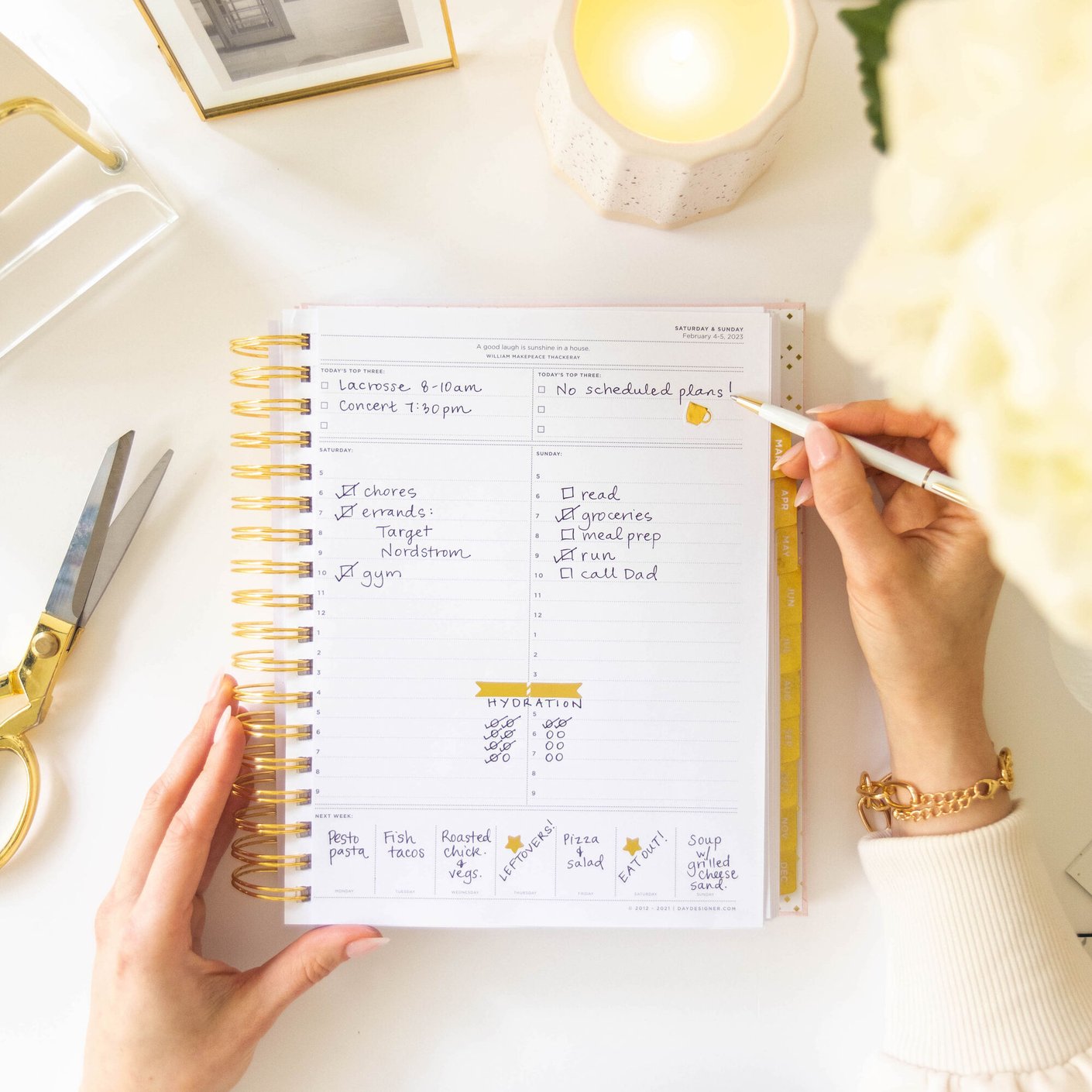 How I Use My Day Designer Planner for Weekly Organization