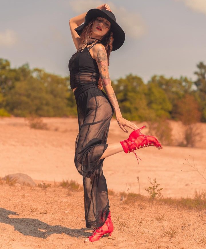 Scarpe Da Danza Donna - Stivaletti Jazz Con Tacco Basso, Suola Morbida, In Lino Nero