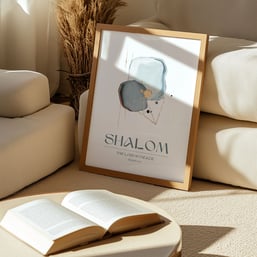 shalom print