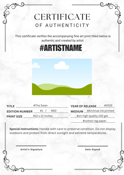 Certificate of Authenticity
