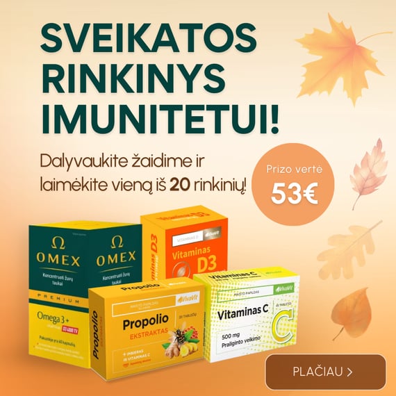 ROYAL GREEN maisto papildas KOFERMENTAS Q10 UBIQUINOL 50 mg