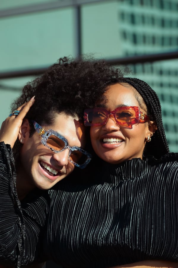 I'll Be Rich Forever Bee Sunglasses: Black Out Edition – NRODA