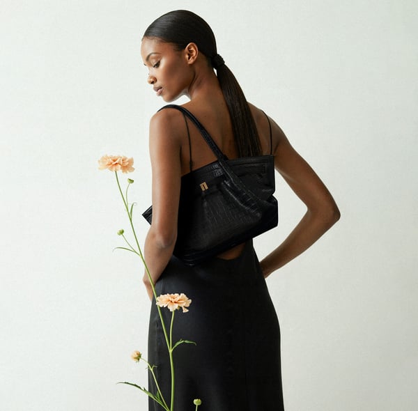 Linda Tote Bag - Dark Olive