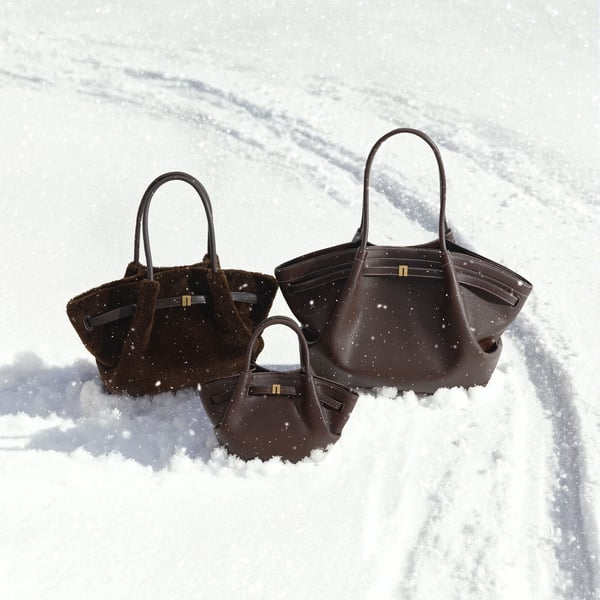 Cleo Box Shape Top Handle Bag - Claret Croc