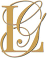 L'Atelier Global gold logo with a cursive capital G wrapped around a capital L