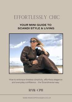 Image of the front cover of the RAW SCANDI STYLE GUIDE