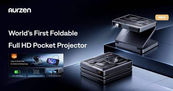 AURZEN BOOM 3 All-In-One Projector WITH AMAZING AUDIO SYSTEM – Aurzen